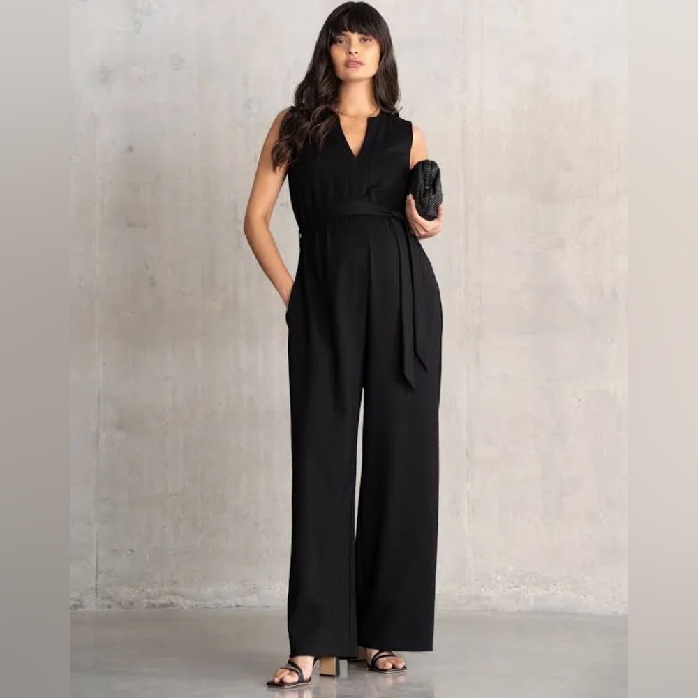 Seraphine Classic Black Jumpsuit - Maternity